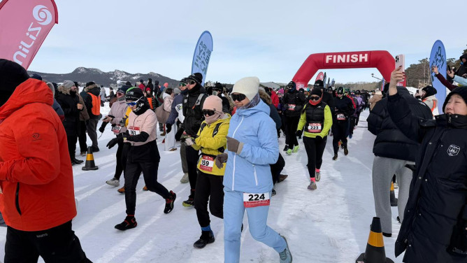 Международный забег на льду «BURABAY ICE - 2026» прошёл в ГНПП «Бурабай»