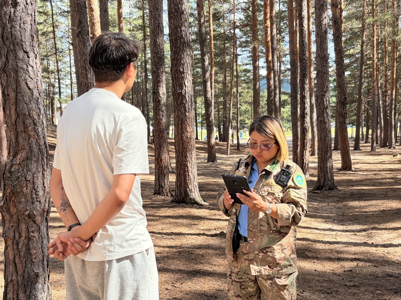 «Бурабай» ұлттық паркінде кәуап қуырғаны үшін Астана қаласының екі тұрғынына жарты миллион теңгеге жуық айыппұл салынды